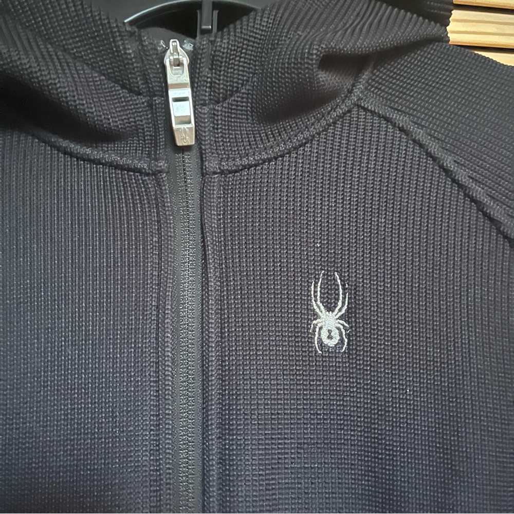 Spyder Core Ski Sweater Knit Full Zip Jacket Women's Size Large - Picture 2 of 9